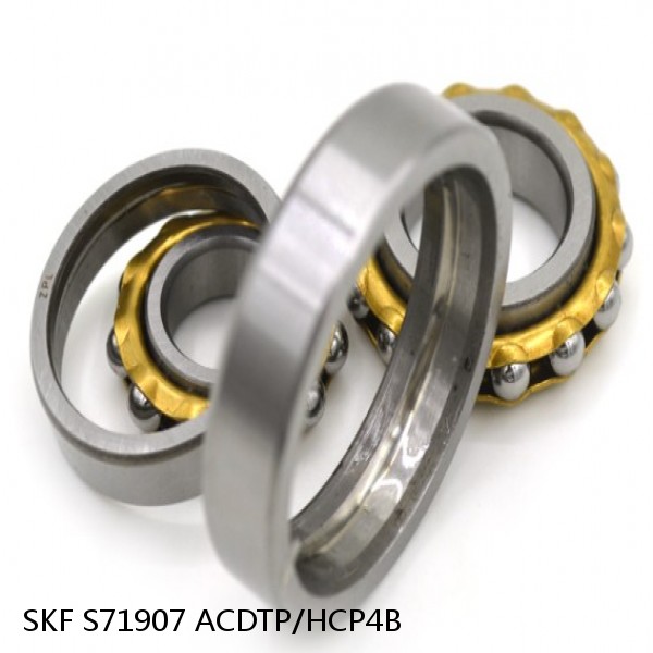 S71907 ACDTP/HCP4B SKF High Speed Angular Contact Ball Bearings