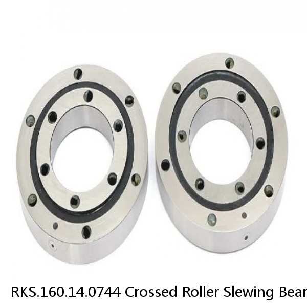 RKS.160.14.0744 Crossed Roller Slewing Bearing 744x814x14mm