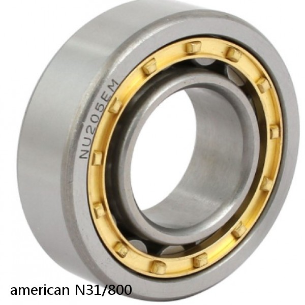 american N31/800 SINGLE ROW CYLINDRICAL ROLLER BEARING