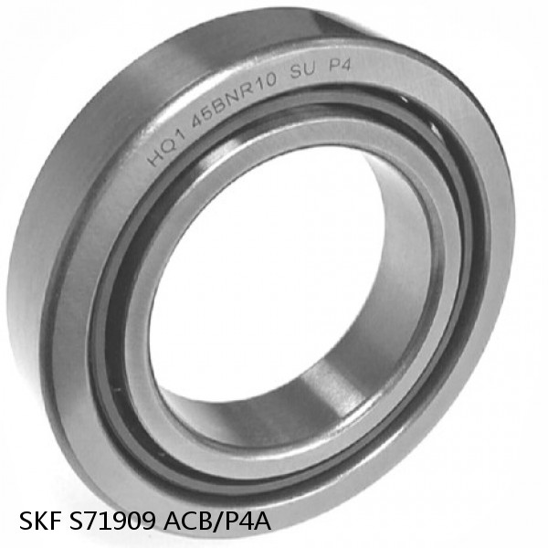 S71909 ACB/P4A SKF High Speed Angular Contact Ball Bearings